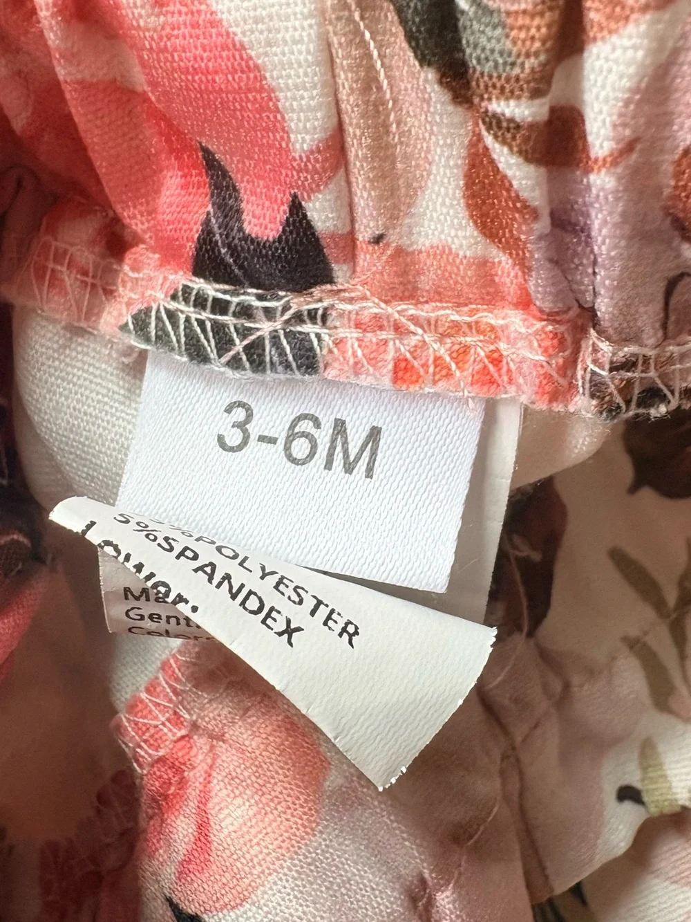 Girls Floral Pink Bow Jogger Pants